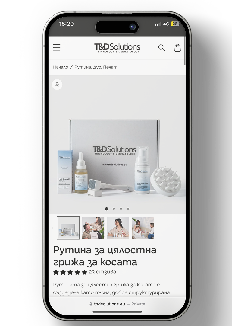 T&D SOLUTIONS — мобилен екран 3