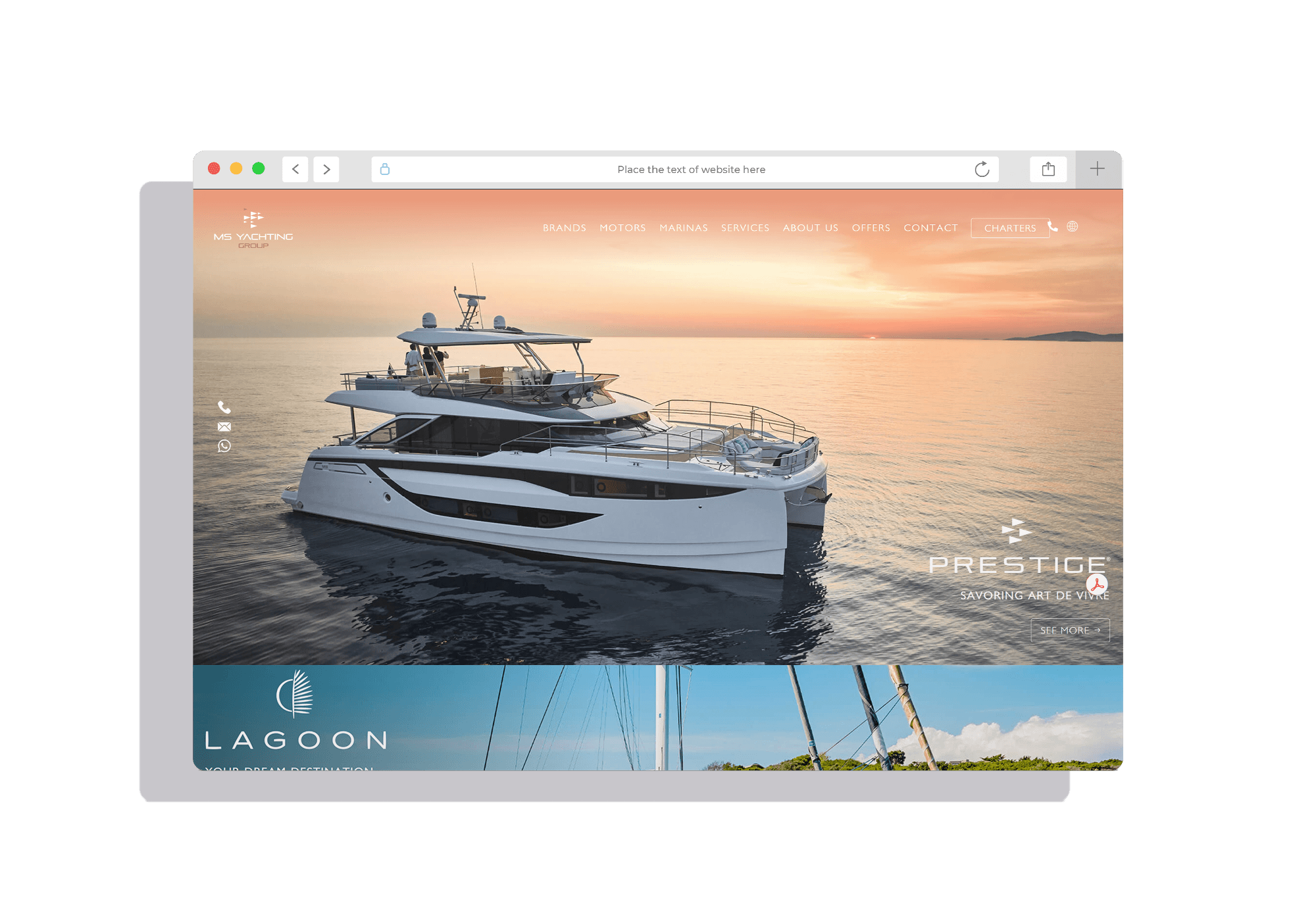MS YACHTING — екран 1