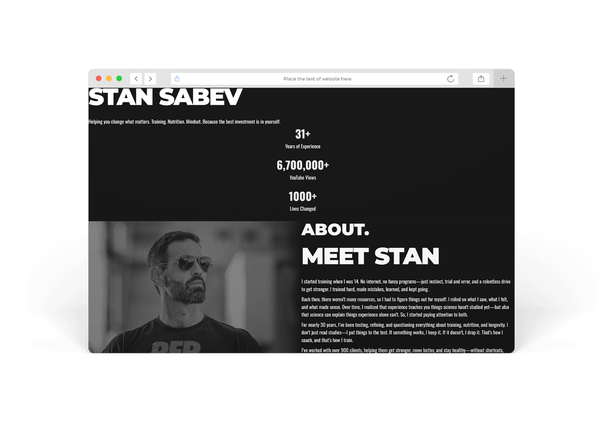 Stan Sabev — екран 3