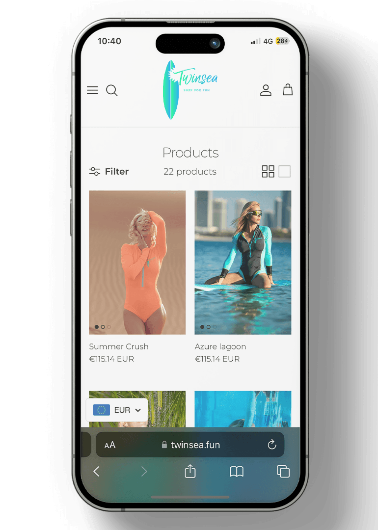 TwinSea — мобилен екран 3